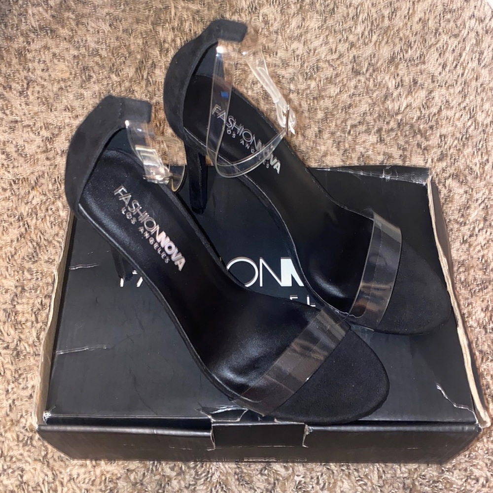 Clear-Strap Heels